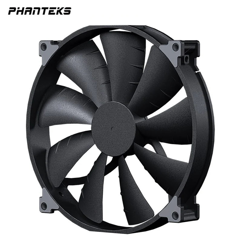 Phanteks F200SP Case Fan 200mm High-volume Black Chassis Cooling fan 4PIN 30mm Thickened Quiet Cooler pc cpu Cooling Fan