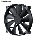 Phanteks F200SP Case Fan 200mm High-volume Black Chassis Cooling fan 4PIN 30mm Thickened Quiet Cooler pc cpu Cooling Fan