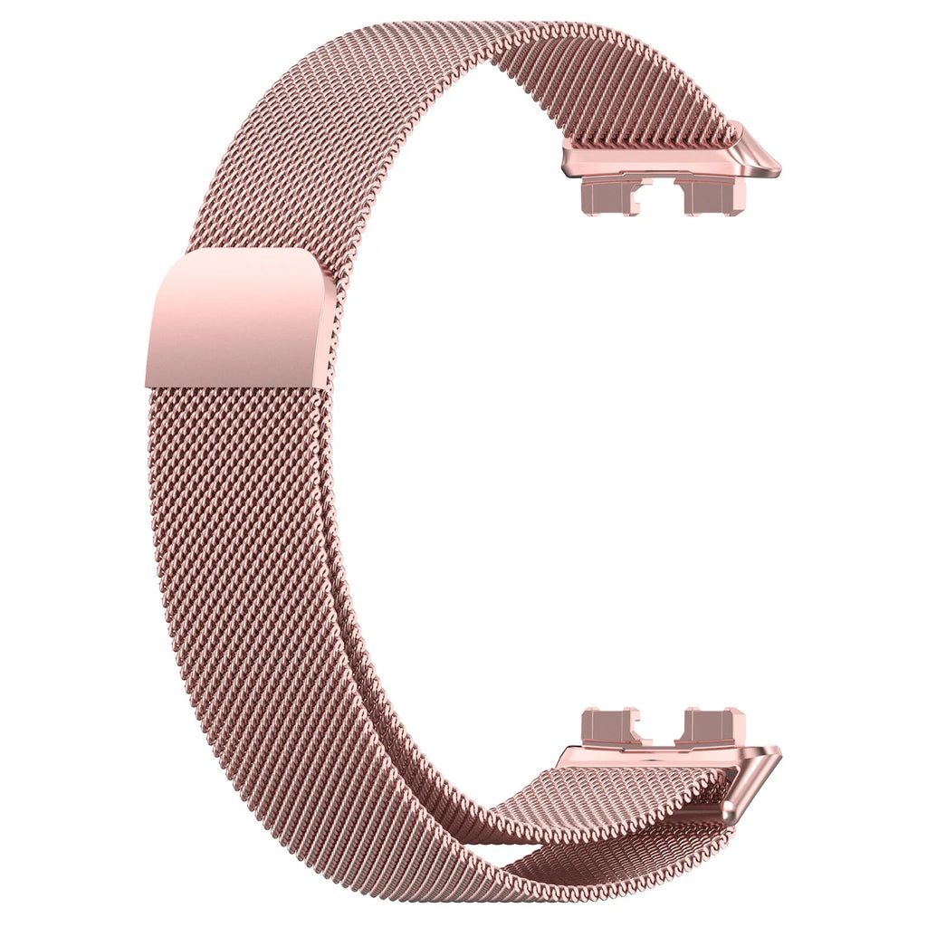 Milanese Loop Strap for Huawei Band 10 9 8 Magnetic Metal Stainless Steel Bracelet Wristband Huawei Band 11/11 Pro Accessories