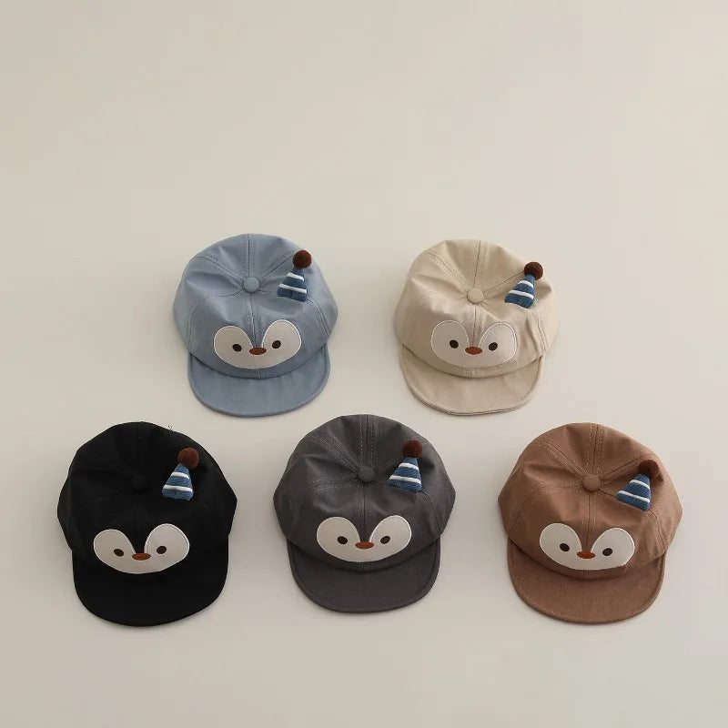 Baby Hat Spring Summer Sun Cap 48-50cm 6-24 Months Cute Duckbill Girls Boys Cap Toddler Infant Thin Sunscreen Baseball Kids Cap