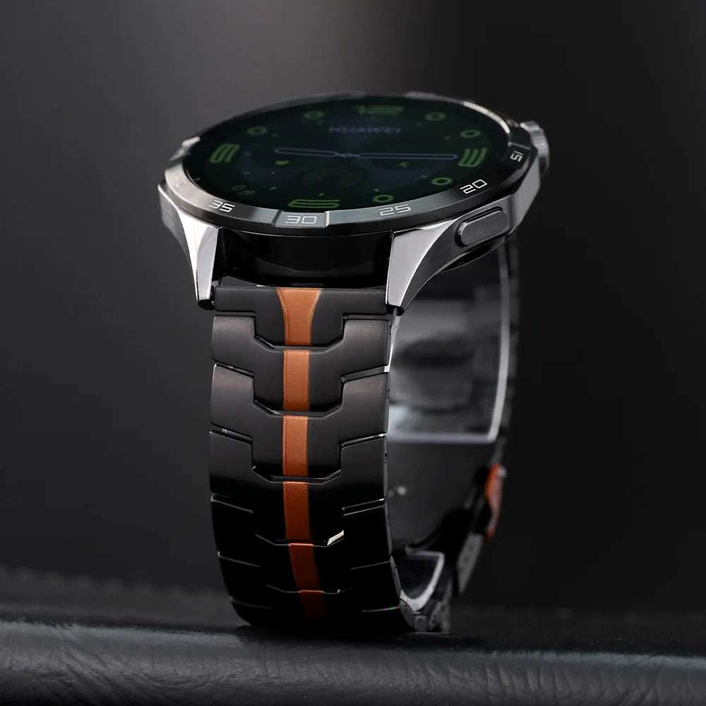 22mm Metal Bracelet For Huawei Watch GT5/5 Pro GT4 GT3 GT2 46mm Stianless Steel Strap Correa For Huawei Watch 4/3 Pro Wrist Band