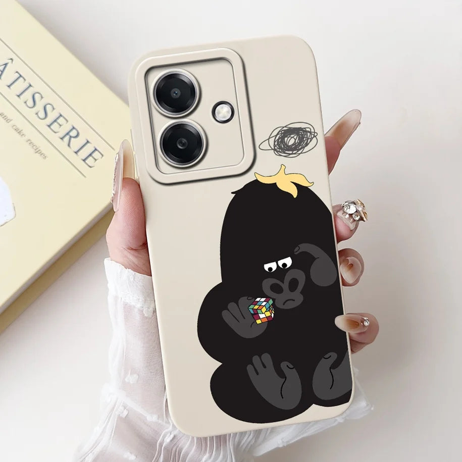 For Funda OPPO A3 A3x 4G Case 2024 Cute Panda Rabbit Soft Silicone Candy Painted Phone Covers For OPPO A40 5G OPPOA3 A 3x Bumper