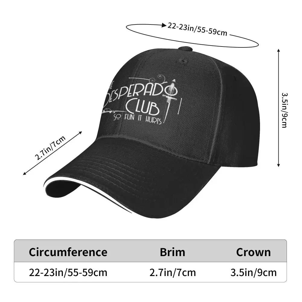 Dungeon Crawler Carl Desperado Club Logo Hats Men Caps Caps For Men Women's Baseball Cap Man Hat Baseball Cap