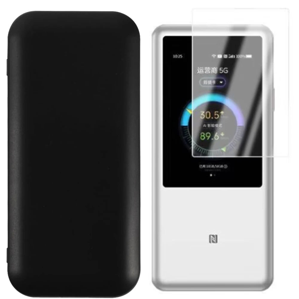 2-IN-1 Case + TeHydrogel Film Flexible Soft Screen Protector (NO Tempered Glass) For ZTE U60 Pro MU5250 5G