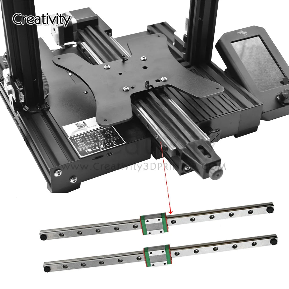Ender 3/V2/PRO Y Axis Upgrade kit MGN12H Linear Rail upgrade kit X Axis Upgrade kit For Ender 3/V2  3d printer Upgrade Kit
