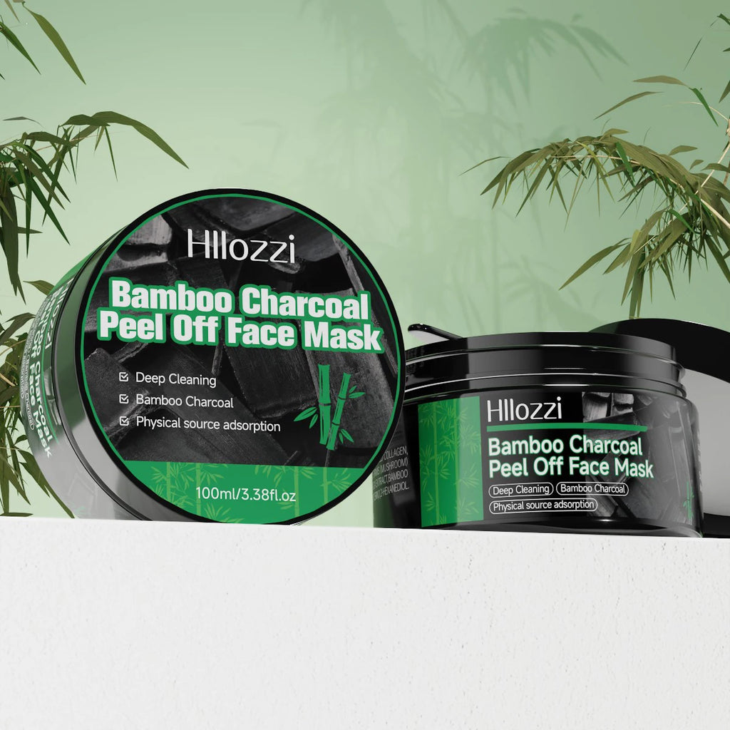 100ml/3.38fl.oz Bamboo Charcoal Peel Off Face Mask - Deep Cleansing, Purifying, Pore Refining, Unisex Care
