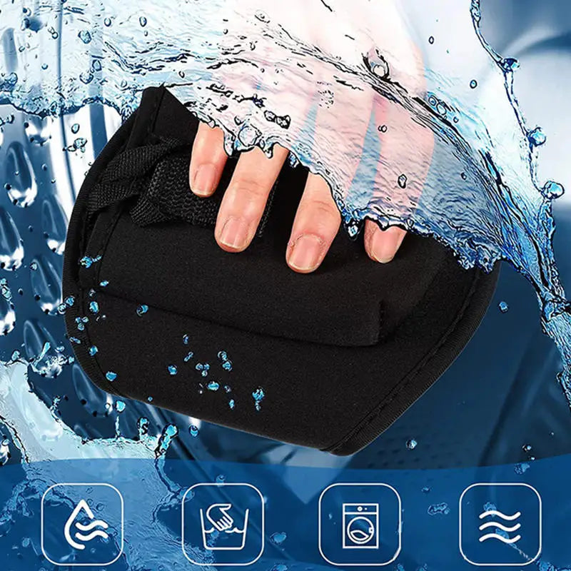 Adjustable Mic Belt with Hands-Free Mic Holder - Secure Waist Carrier Pouch for Fitness Instructors,Public Speakers,Performancer