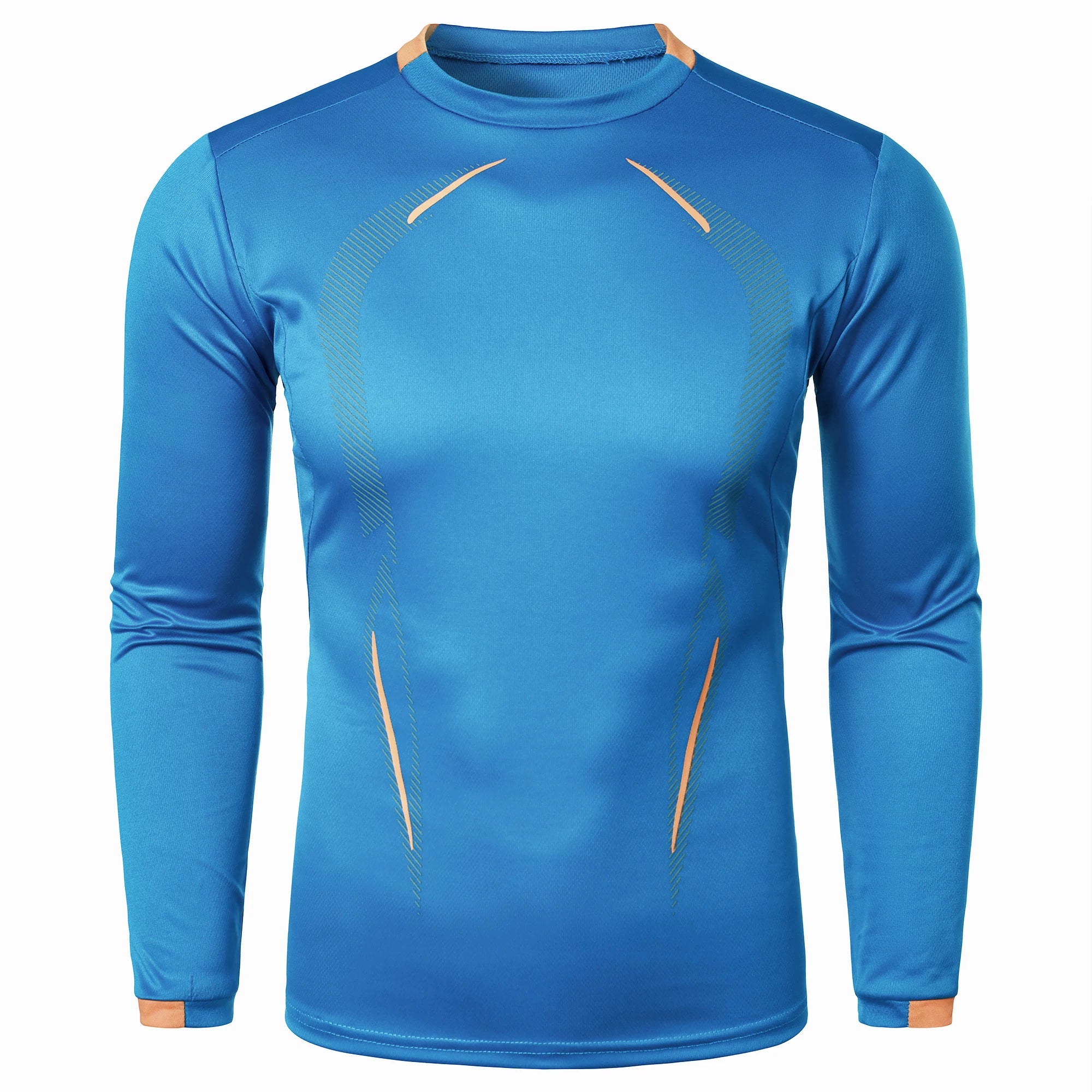 Summer men's fitness sports training Breathable short sleeve quick drying clothes men's sports fashion long sleeve T-shirt