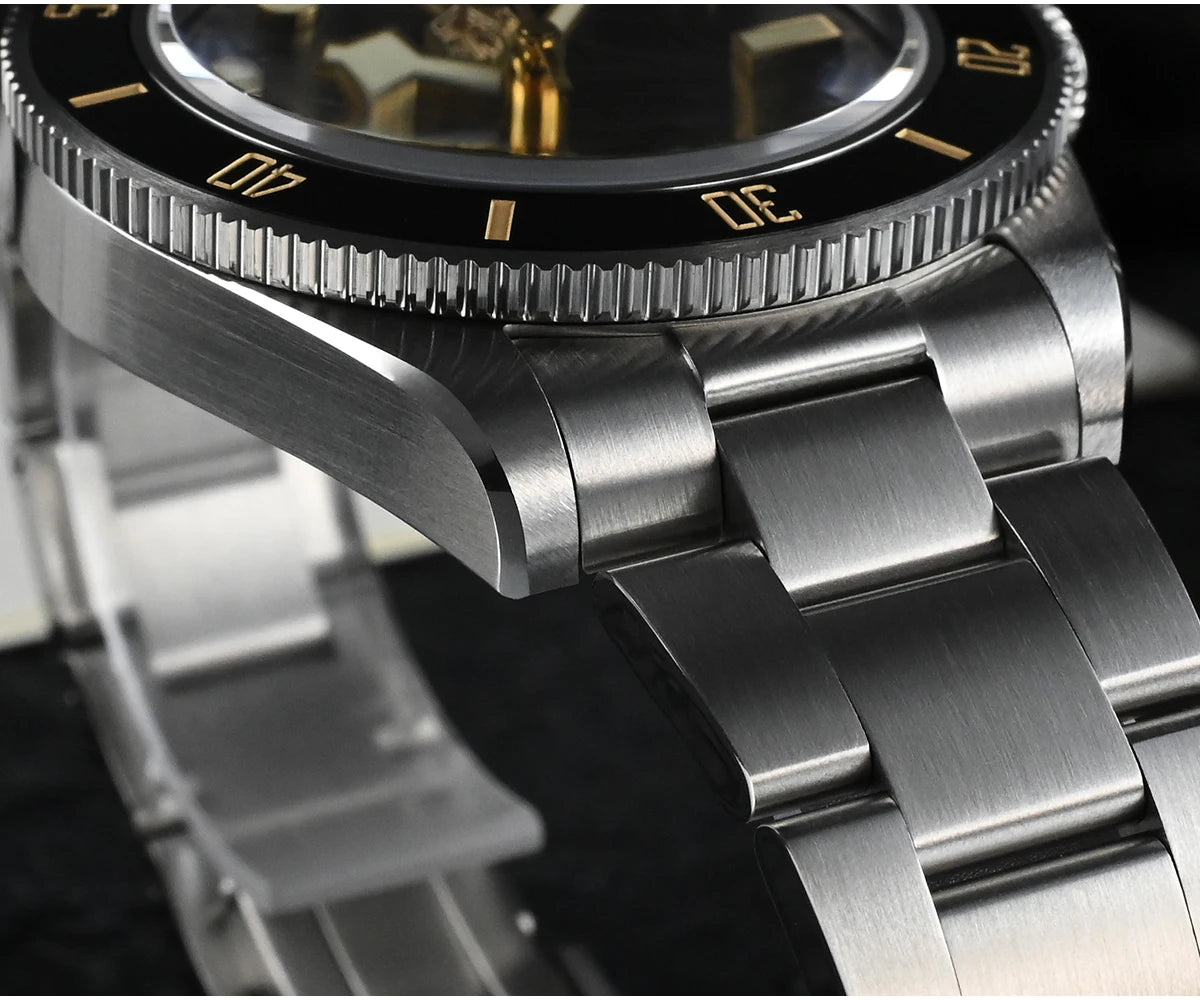 San Martin 40mm Vintage Diver Luxury Men Wristwatch Brand Classic BB58 PT5000 Automatic Mechanical Watches Sapphire 20Bar SN0008