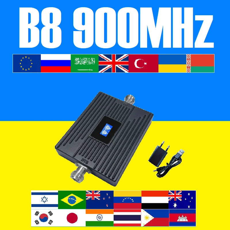 HWATEL Low Cost Band B8 B7 B58 B3 B1 850 900 1800 2100 2600 MHZ Single Band Cellular Amplifier Mobile Signal Booster Repeater