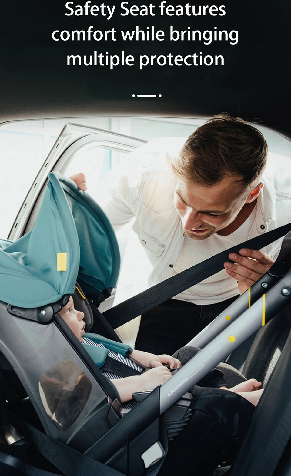 Baby Stroller Multifunctional Car Seat 3 in 1 For Newborn Prams Infant Buggy Safety Cart Carriage