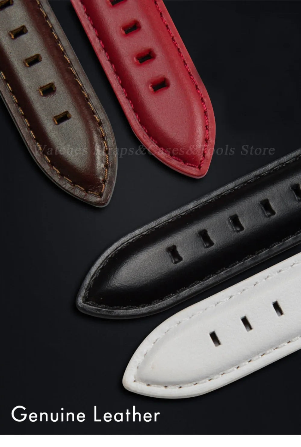 Genuine Leather Watch Straps For DW For Omega Watchband 12mm 13mm 14mm 17mm 18mm 19mm 20mm 22mm Women Men Sport Wrist Bracelets