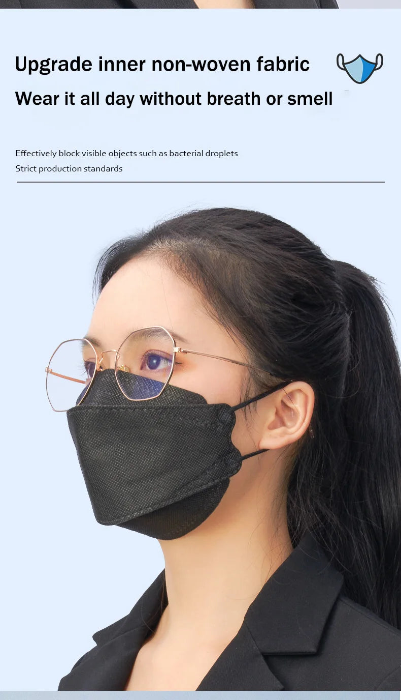 ffp2 masks kn95 face mask mascarillas faciales black gesichts maske fpp2 approved mask spain mascara fish mascherine 10/50/100pc