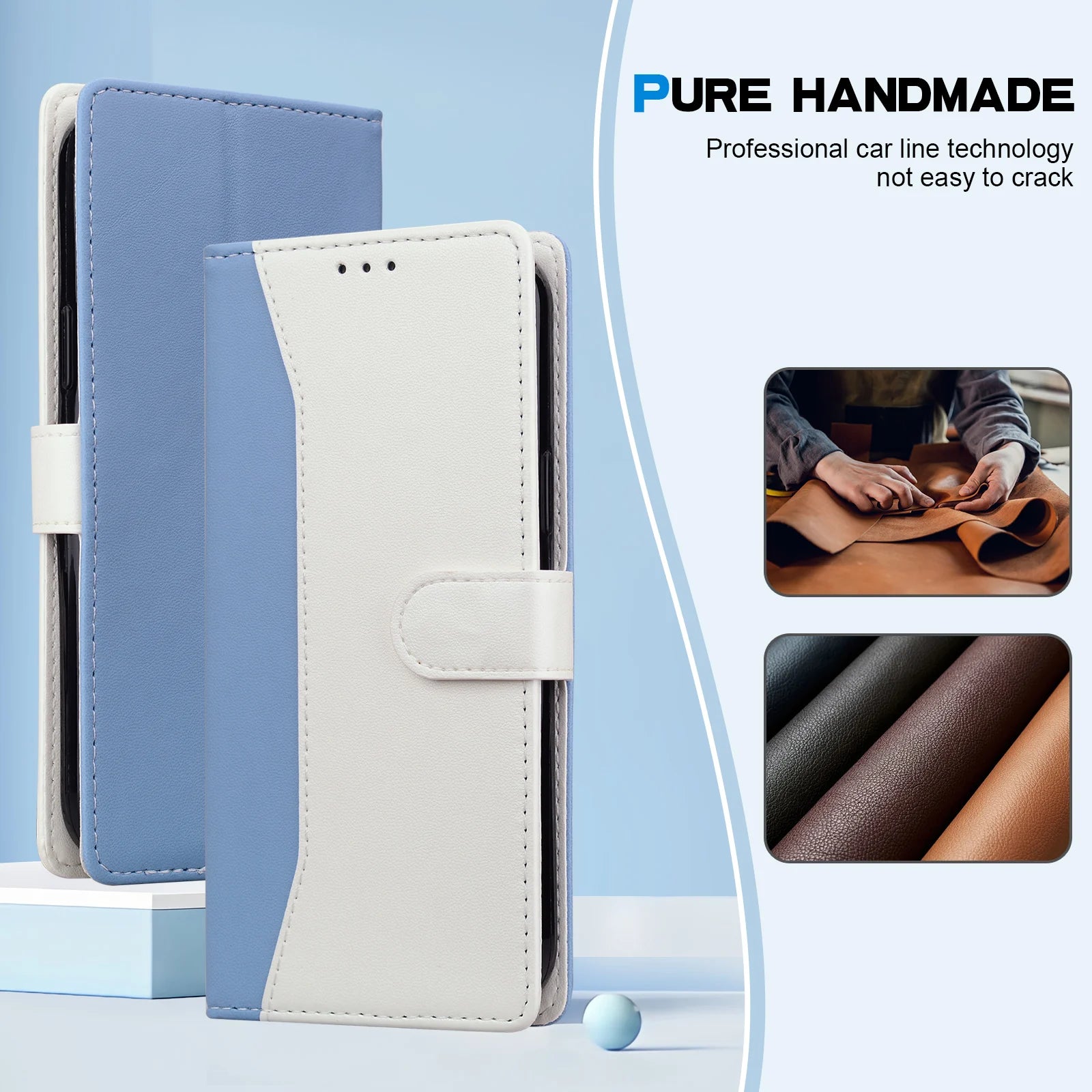 Magnetic Flip Leather Cover Wallet Case For Motorola Moto E15 E14 E13 E20 E30 E40 E22 E22i E32 E32s 4G/5G