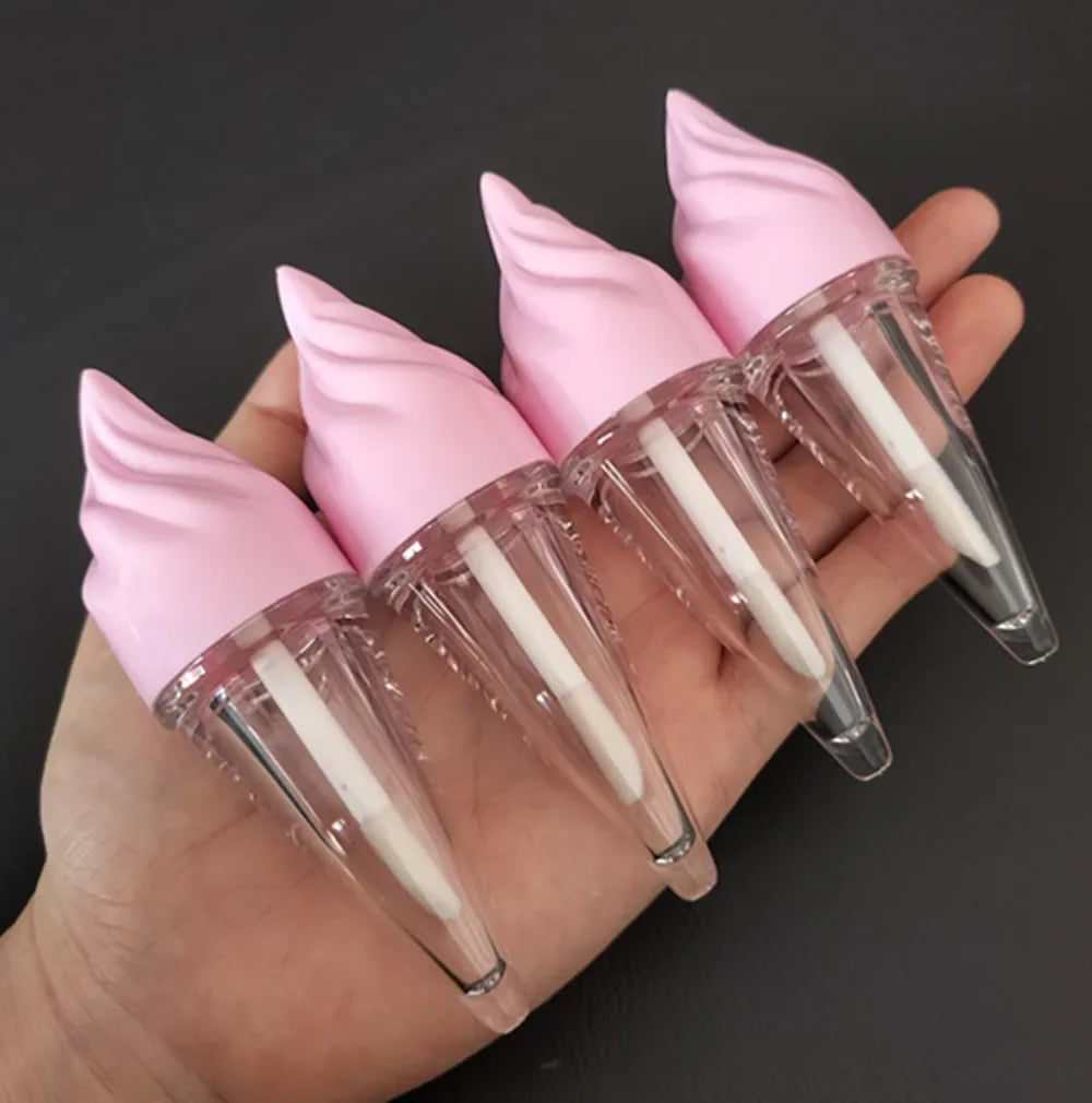 4ML Empty Lip gloss tubes Pudding Shape DIY Lip Balm Bottle Lipstick Cosmetic Packing Containers