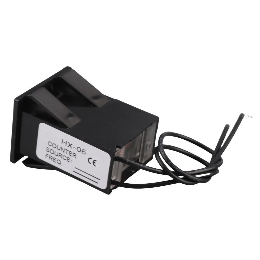 6 Digits Electronic Counter Electromagnetic Counter 6 Digits Electronic Industrial Totalizer with No Clear Function HX‑06