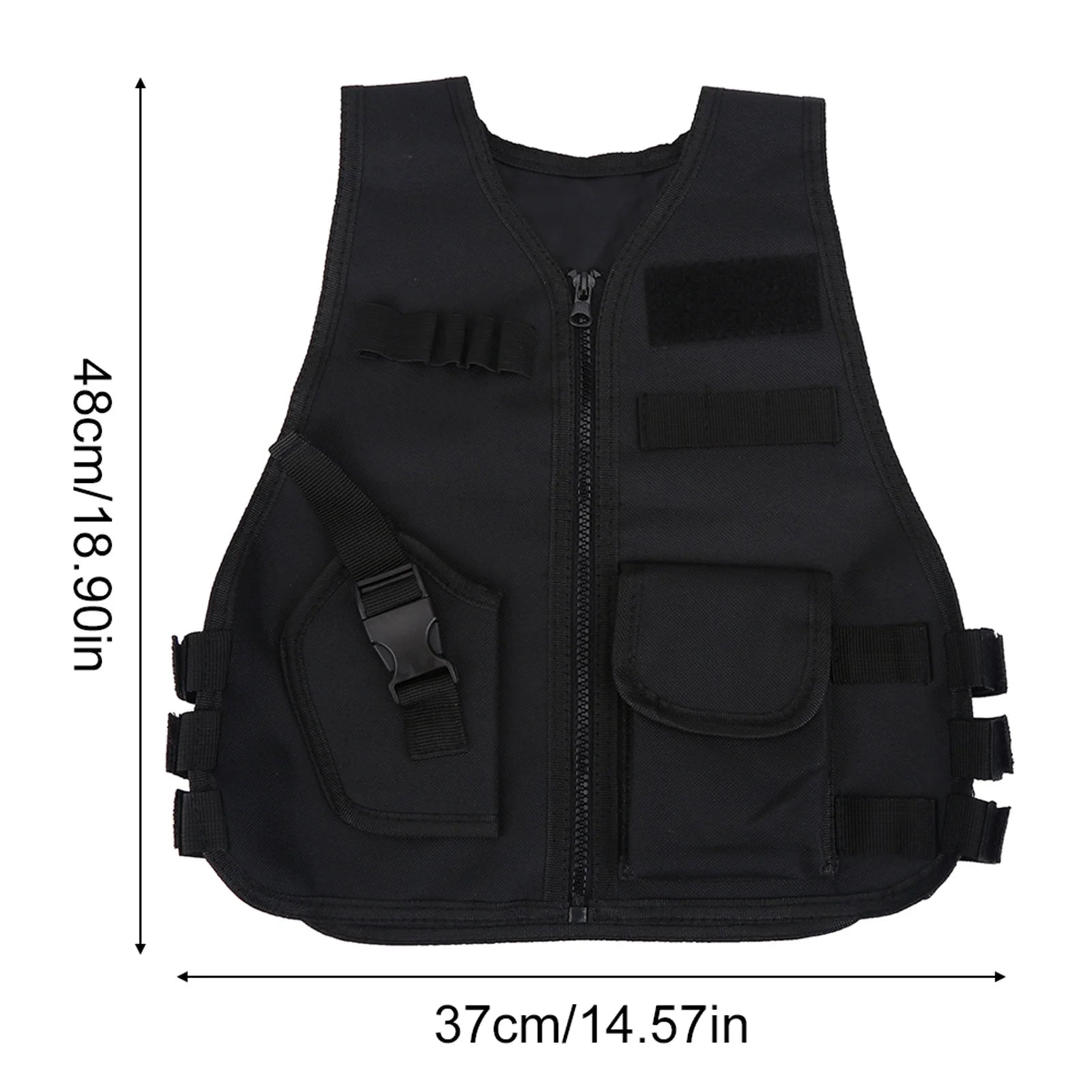 Boys Vest Kid Adjustable Vest Tactic Vest Breathable Children Kids Vest Protective Waistcoat for Outdoor Hunting  Games