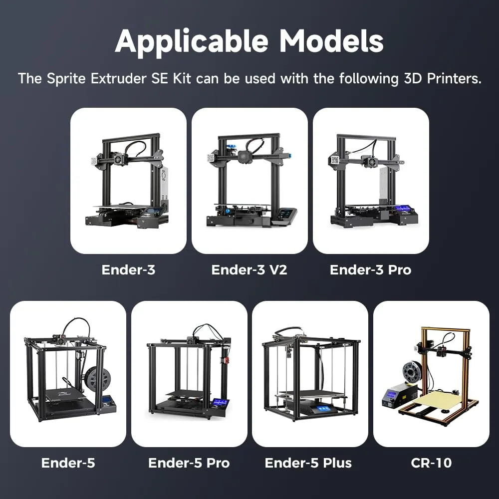 Creality Ender 3 Sprite Direct Drive  3D Printers Extruder Upgrades Kit with Dual Gear, High Torque for Ender 3 /Neo Series ﻿