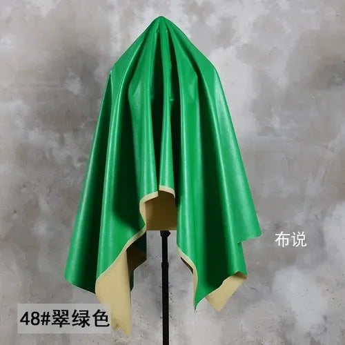 PU Soft Leather Fabric Artificial Leather Waterproof Micro Elastic Clothing Bag Designer Cloth Apparel Diy Sewing