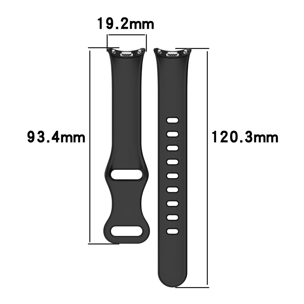 Silicone Strap for Xiaomi Mi Band 10 9 8 NFC Sport Rubber Bracelet Wristband Correa Xiaomi Smart Band 8 9 10 NFC Accessories