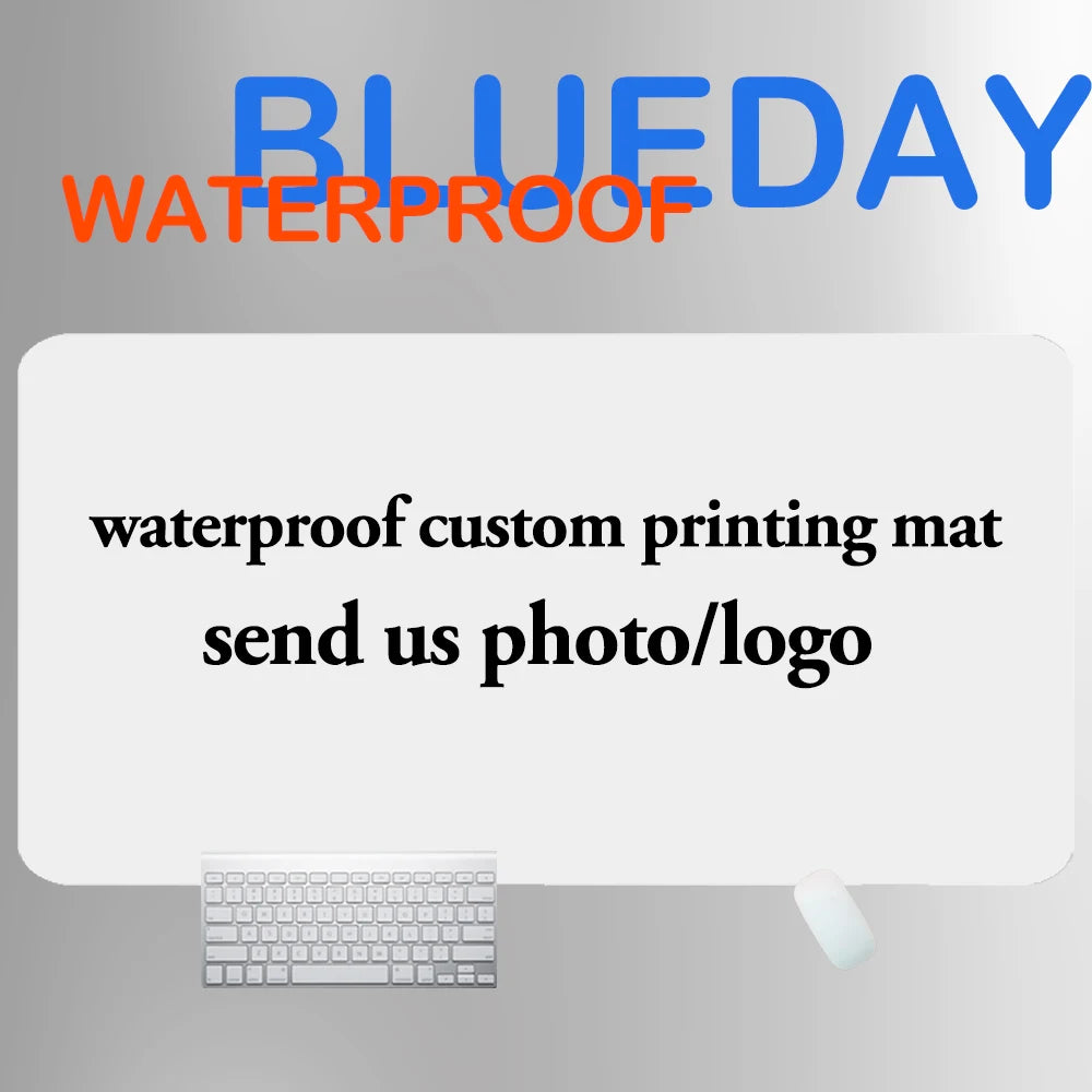 Waterproof Custom Printing Mousepad Non-slip Large Gaming Keyboard Mouse Pad Player Mat DIY Printing Mat Home Office Use