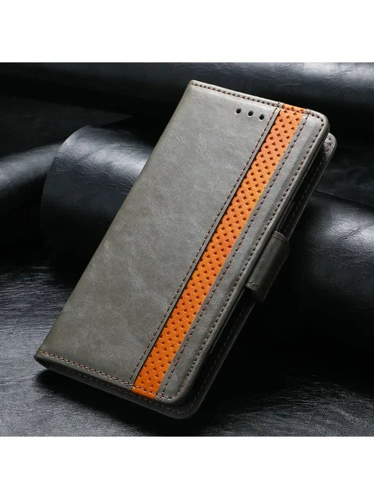 RFID Leather Flip Case for Realme 14 Pro Plus 5G Luxury Cover Magnet Book Capa Realme 15 14T 13 12 Plus Realme12 X Wallet Funda