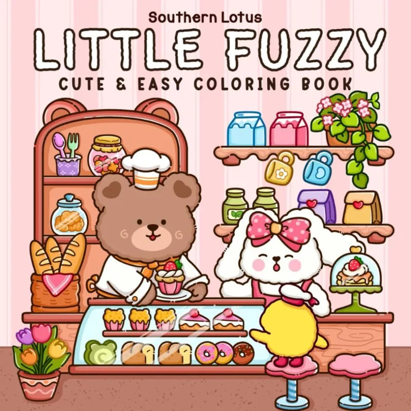 Best-selling cute coloring book for adults and teenagers, a comfortable and relaxing time coloring book