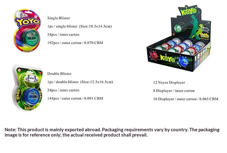 Koyo Authentic Yoyo Basic Model 2A For Beginners Sleep Feature  For New Learners Practice Toy From Export Version