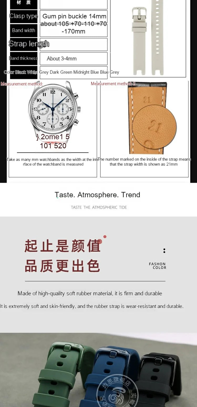 Genuine leather fashionable watch strap  for Garmin Lily series smart sports watch temperament wrist strap watch chain for women
