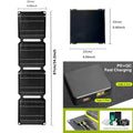 2000W ETFE portable solar charger Foldable Photovoltaic panel outdoor solar panels For iphone power bank station usb A C DC 12V