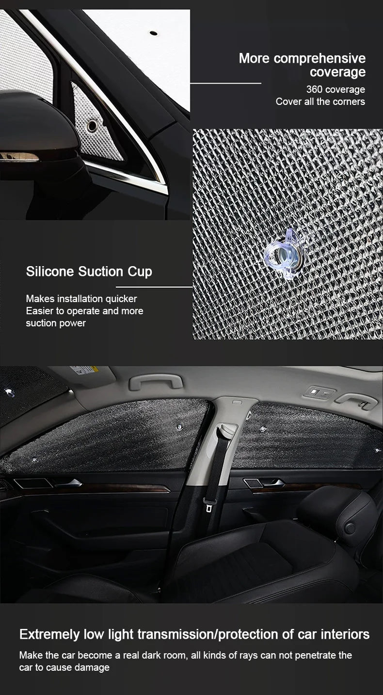 Surround Visor For MG ZS EV ZX ZST EZS ZS11 2018~2024 Cars Sunshades Anti-UV Privacy Blocks Sunscreen Window Auto Accessories