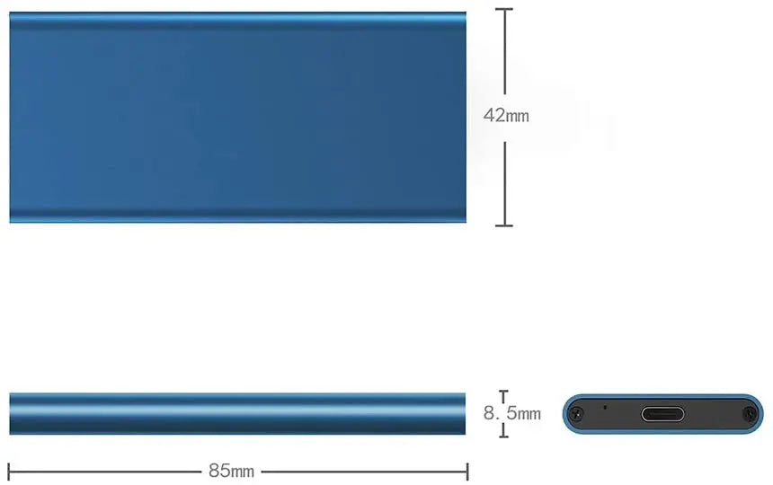 mSATA to USB 3.1 SSD Enclosure 5Gbps Aluminum Alloy mSATA Adapter Mini-SATA SSD to USB3.1 Type-C HDD Case for 1.8 inch Sata3 Box