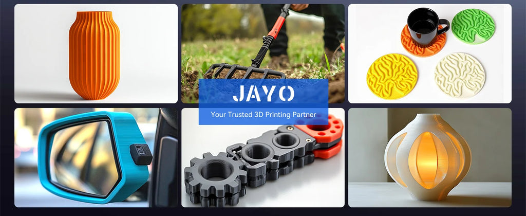 JAYO PETG/High Speed Matte PETG 3D Printing Filament 1.75MM Mix-Colors & No bubbles &Non-toxic For 3D Printer & Pen 3Rolls