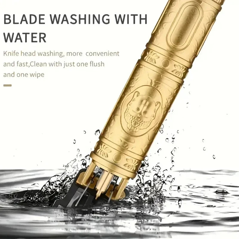Vintage USB Fast Charging Cordless Hair Clipper Trimmer Portable Electric Shaver Professional Barber Hair Cutting Machine