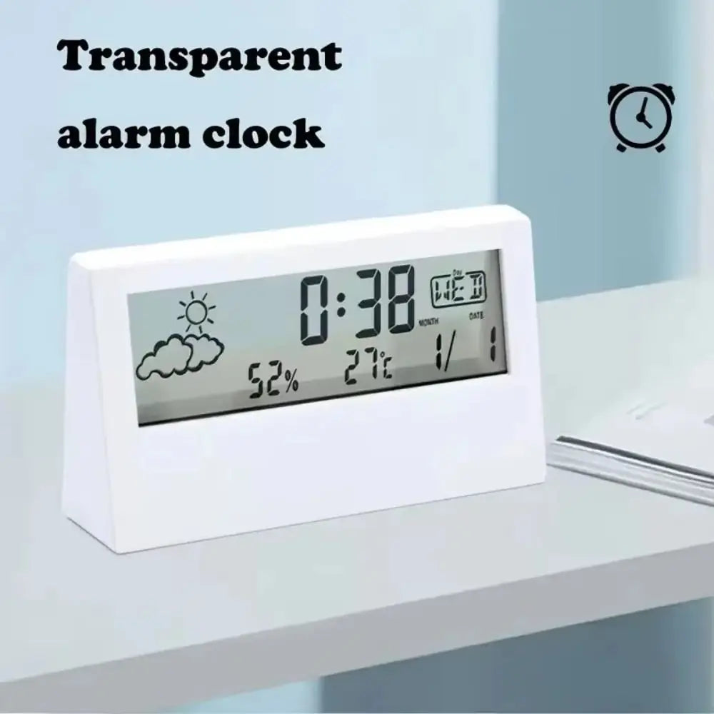 Digital Display Digital Clock Electronic Design Multifunction Features Desk Clock Decoration Style Study Design Table Clock