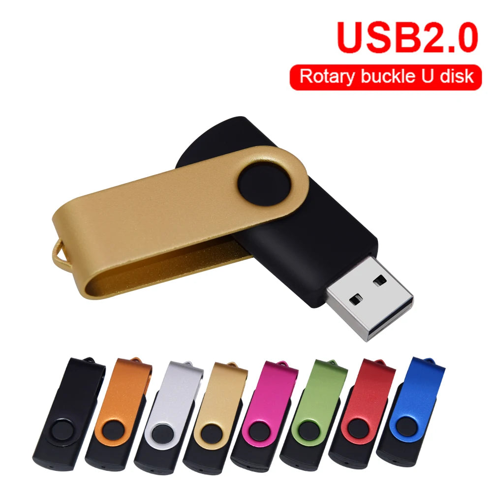 Pendrive Memory Stick 4GB 8GB 16GB 32GB 64GB 2.0 Metal Usb Flash Drive Pen Drive USb Stick 128GB Creative USB