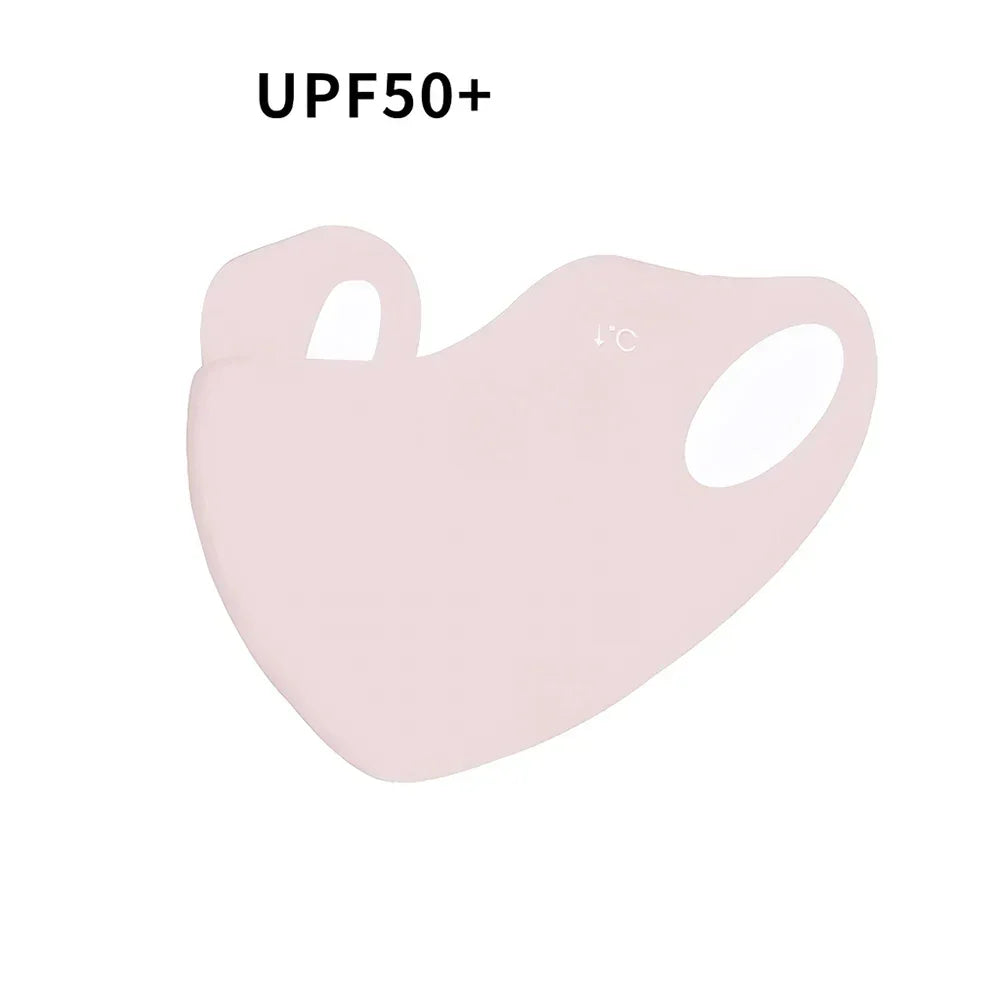 Ice Silk Summer Mask For Women Men Breathable UV Protection Face Cover Thin Invisible Outdoor Sports Cycling Sunscreen Masks New
