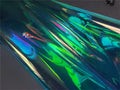 Rainbow Reflective PVC Fabric Laser Plastic Film Waterproof DIY Background Decor Bag Raincoat Coat Clothes Designer Fabric