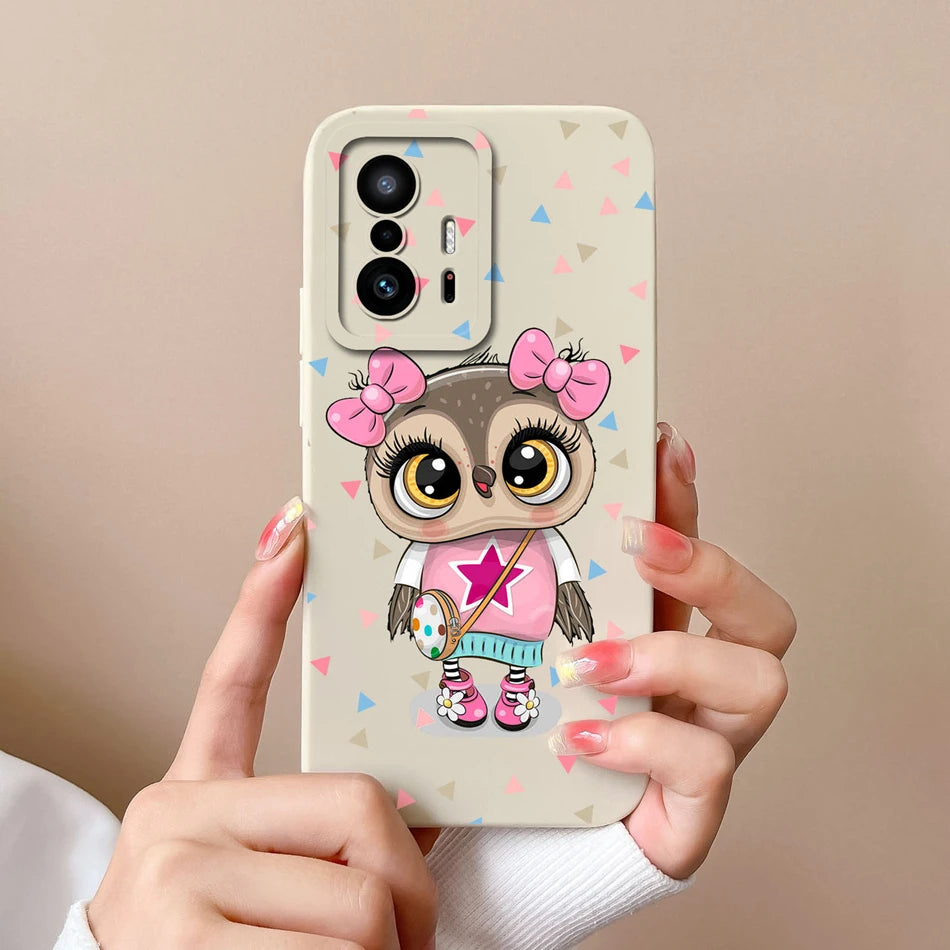 Love Heart Case For Xiaomi 11T Pro Back Cover Soft Liquid Silicone Full Protection Phone Covers For Xiaomi Mi 11t Pro 11 t Funda