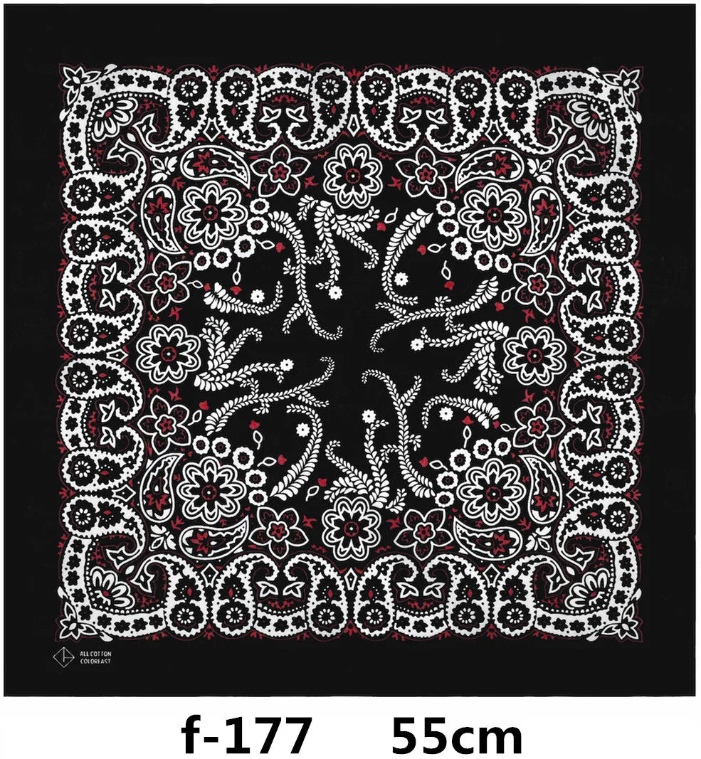 f151 Unisex Hiphop Cotton Bandanas Face Mask Scarf Headwear Women Snood Headband Men Fishing Mask Hiking Balaclava Handkerchief