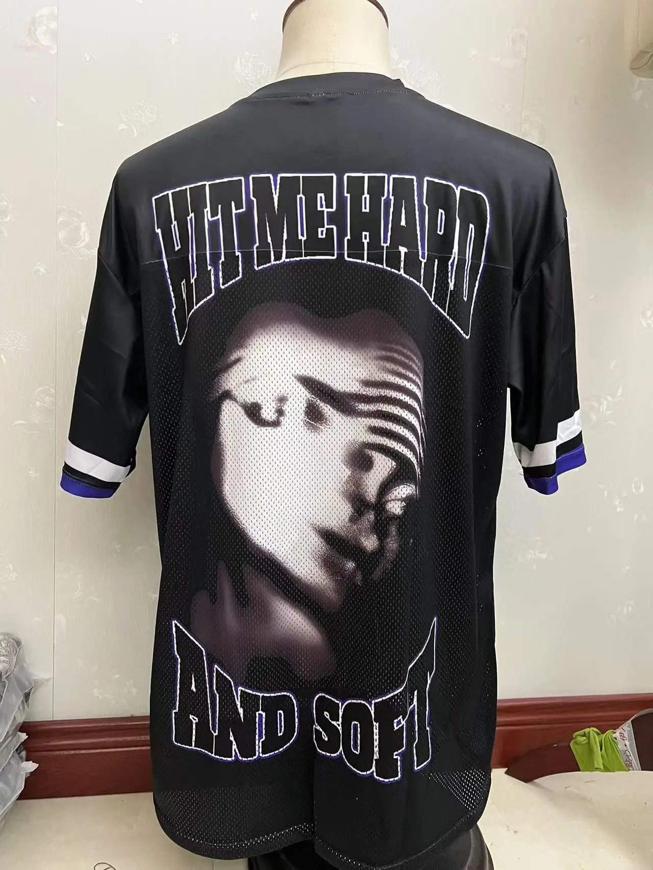 2024 new Blue jersey Hit Me Hard and Soft tour Fashion Crop Top T-shirts