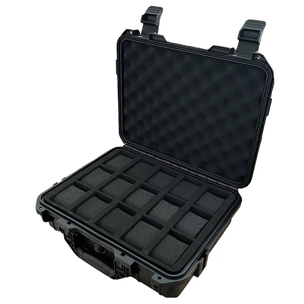 15 Slot Plastic Watch Case Portable Waterproof Watch Case Is Used To Store Watches Tool Box Watch Storage Box Hard Case