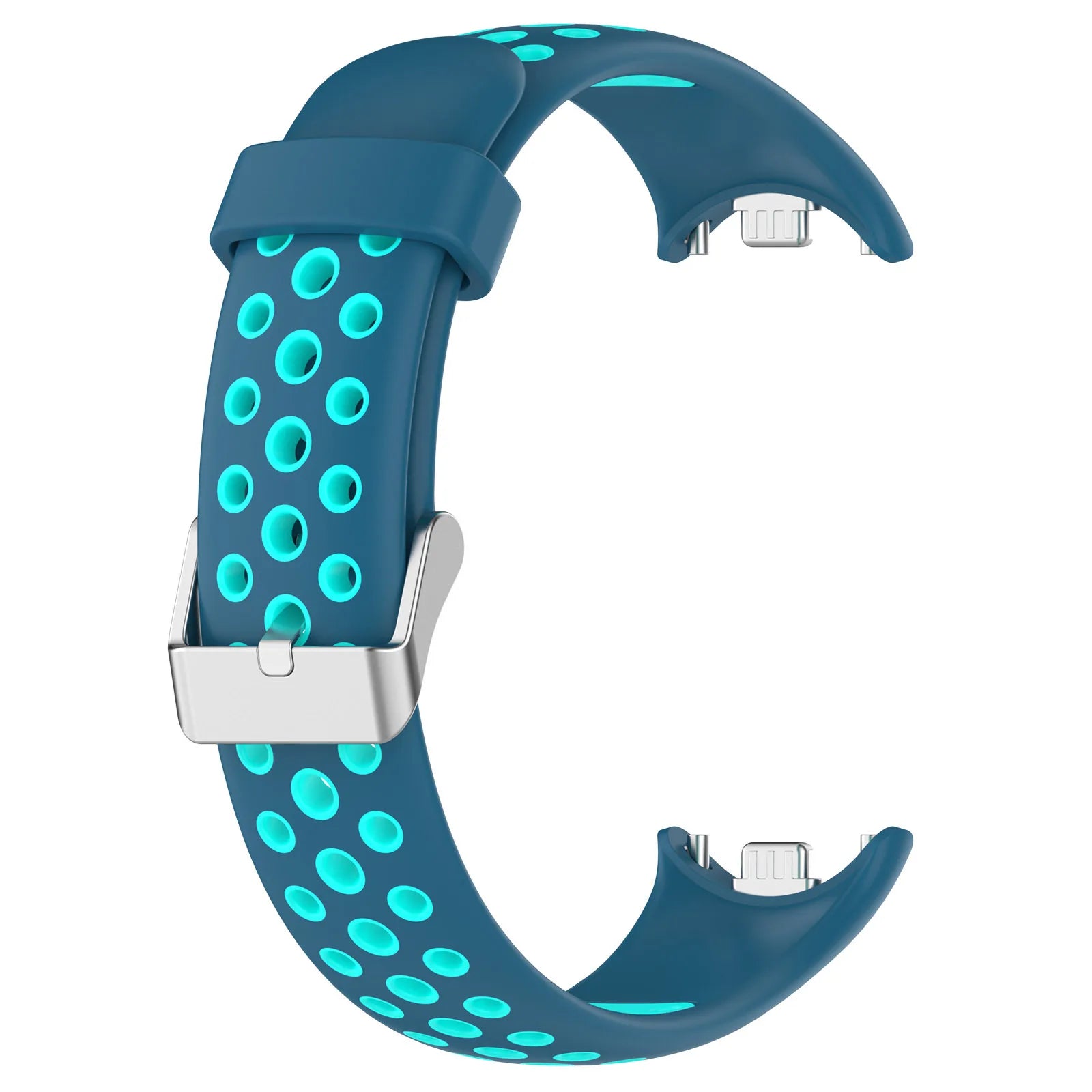 Silicone Watch Strap For Xiaomi Band 9 8 Two-Color Breathable Smart Watchband Replacement Bracelet for Xiaomi Mi Band 8 9 Strap
