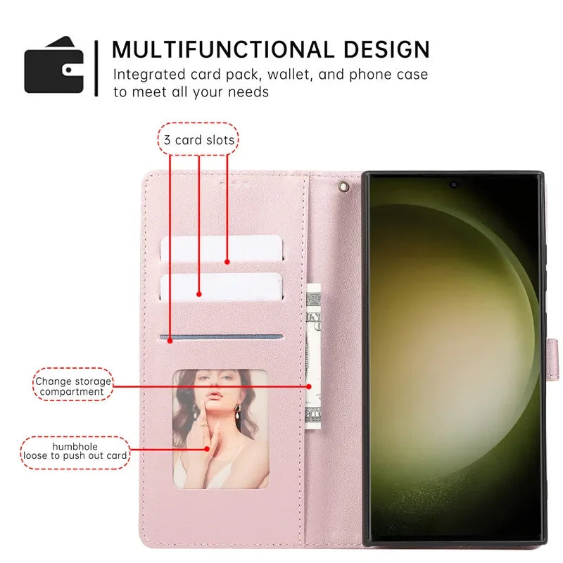 Luxury Leather Phone Case for Google Pixel 10 9 Pro XL 10A 9A 8 8A 7 7A 6 5 Pixel 10Pro XL Flip Wallet Card Stand Cover Coque