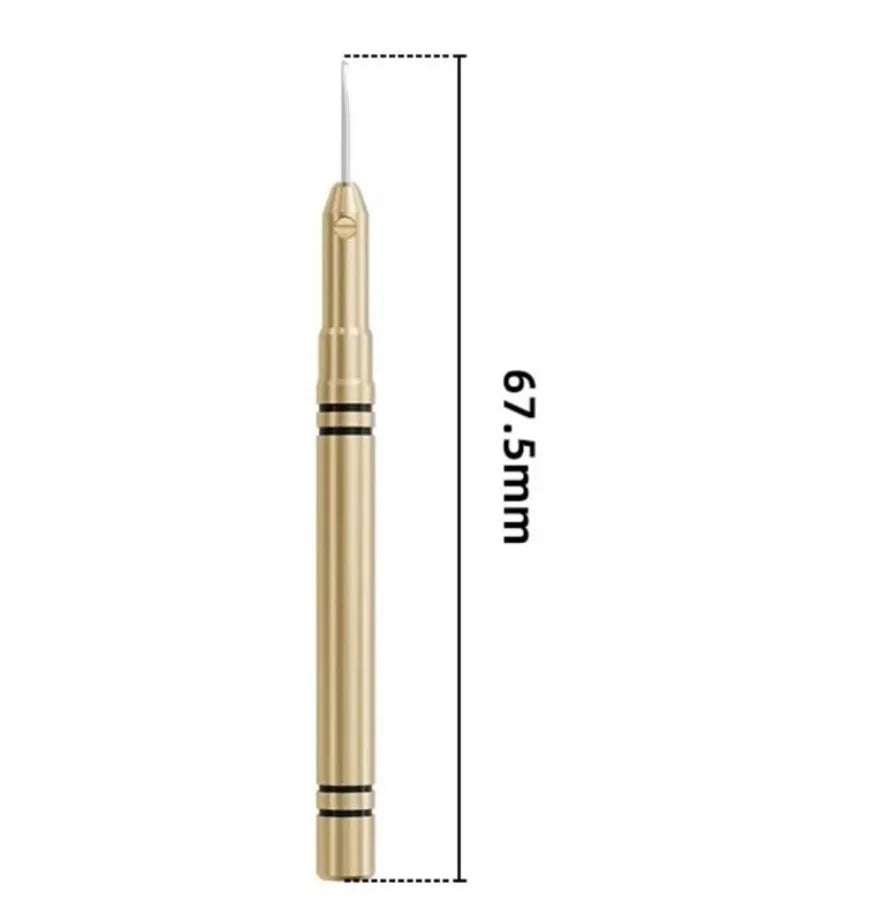 L9367 Watch Crown Repair Tool with Replaceable Steel Hooks for Removing Waterproof O Ring Gaskets on Watch Crowns