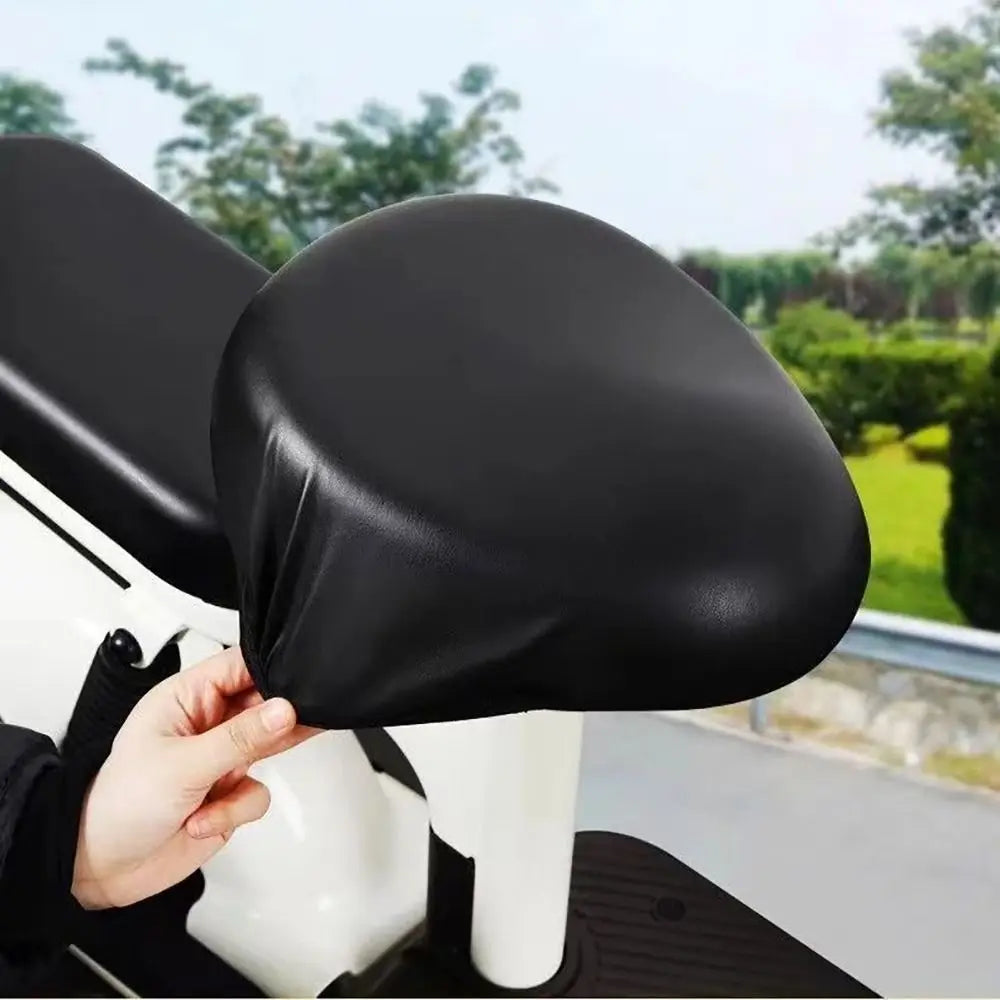 Electric Vehicle Leather Cushion Cover Sunscreen Waterproof Heat Insulation Breathable All-inclusive Seat Cover for All Seasons