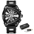 LIGE Watch for Men Chronograph Casual Fashion Sport Military Silicagel Wristwatches Man Watch Waterproof Date Clock Reloj Hombre