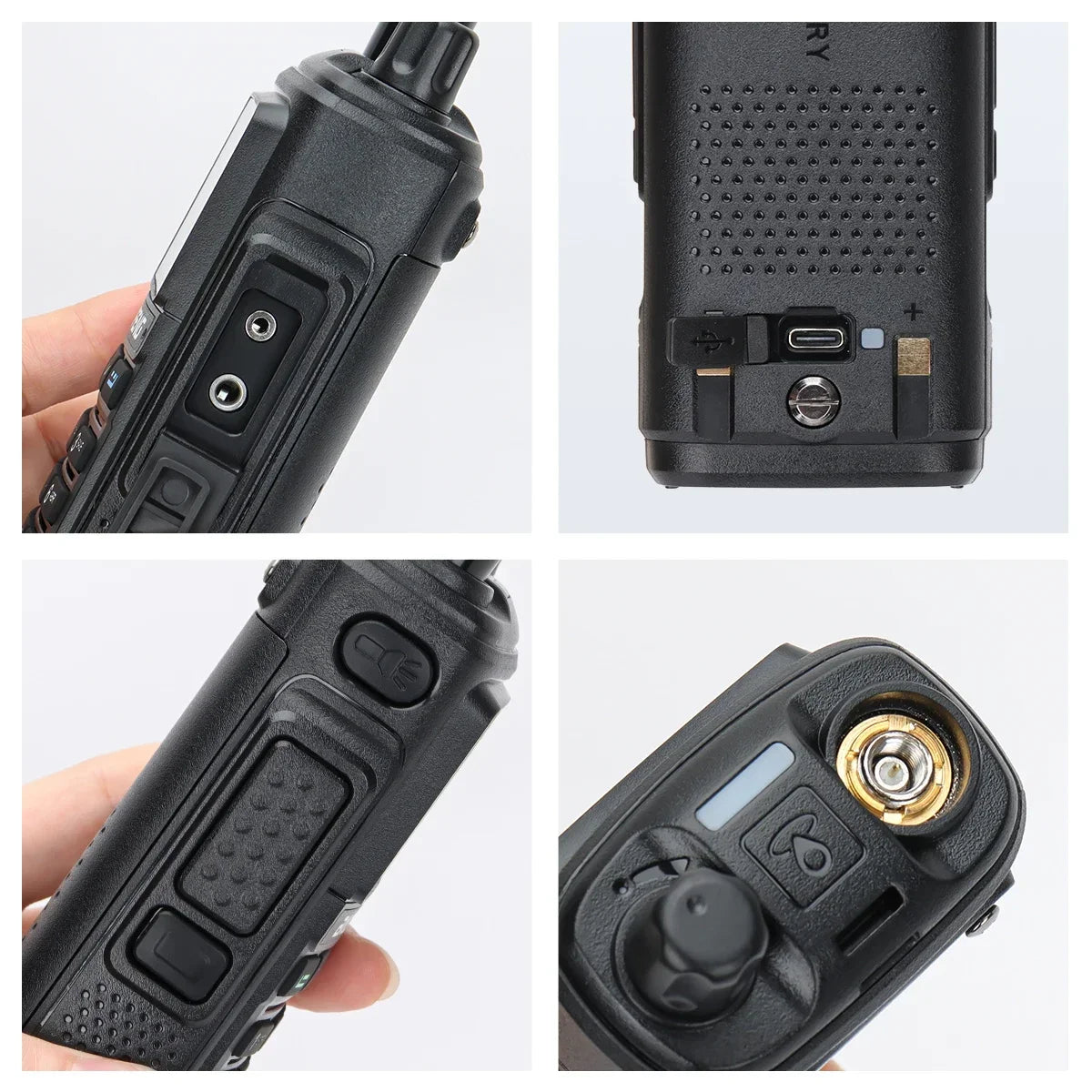 Baofeng UV17 Air Band Walkie Talkie 999 CH Draadloze kopieerfrequentie NOAA Zes bands Amateur Ham Tweerichtingsradio voor