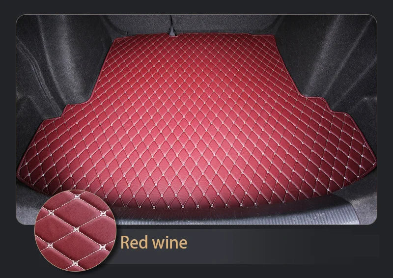 Car trunk mat for Infiniti Q50 Non-hybrid 2014 2015 cargo liner carpet interior accessories cover