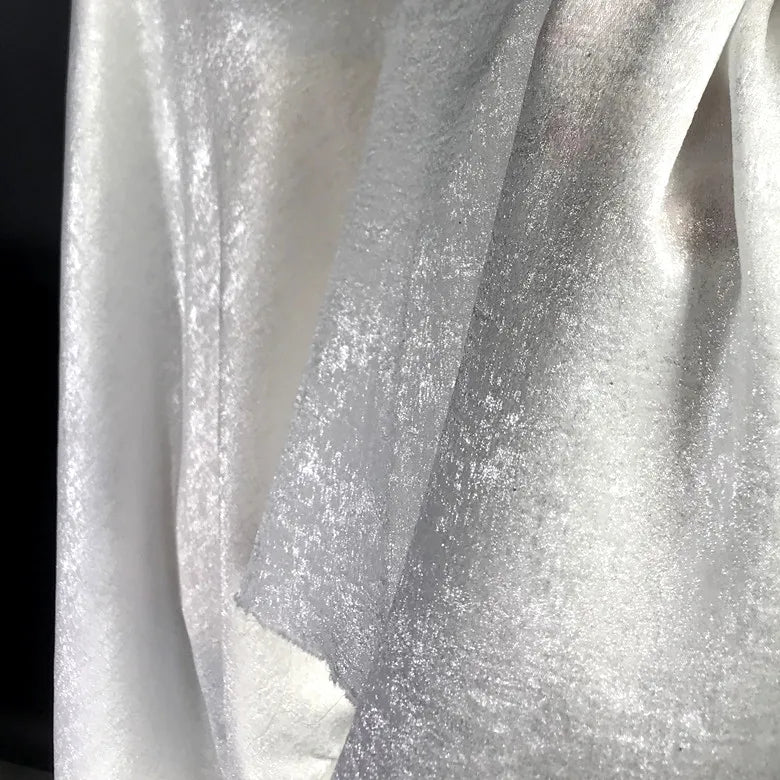 Soft Bronzing Velvet Fabric By The Meter for Dress Costumes Decoration Diy Sewing Designer Cloth Comfortable Glossy Black Blue